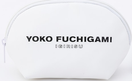 YOKO FUCHIGAMIがプロデュースしたポーチ。