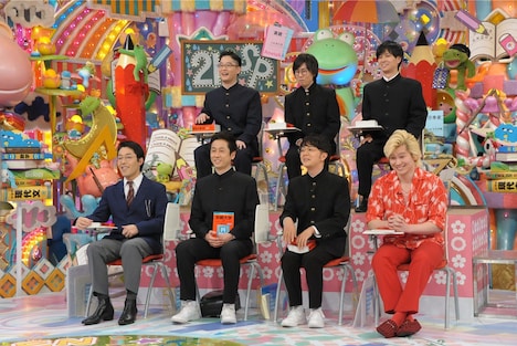 「日曜もアメトーーク!2時間スペシャル」に登場する「勉強大好き芸人」たち。(c)テレビ朝日