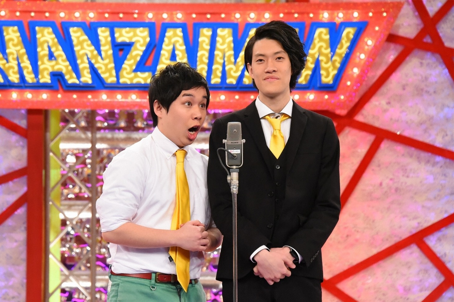 「漫才マン theゴールド」に出演する霜降り明星。(c)関西テレビ