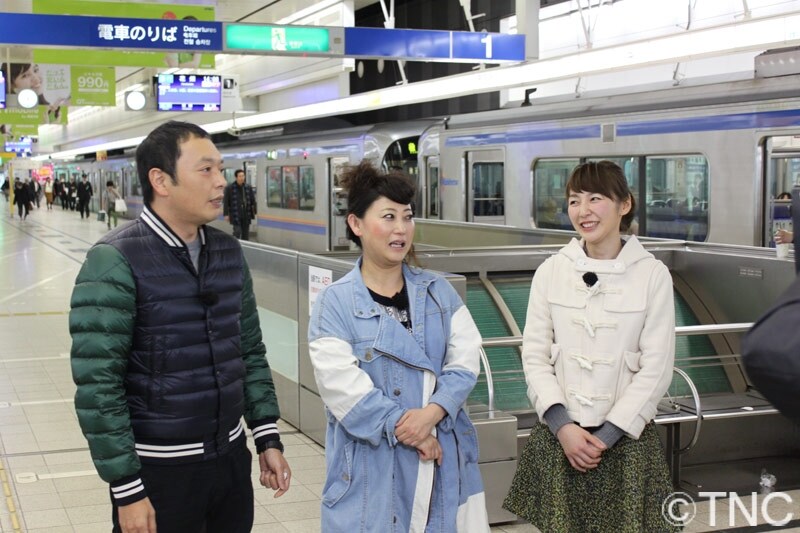 「友近・礼二の福岡を旅してみたらこうなりました」のワンシーン。