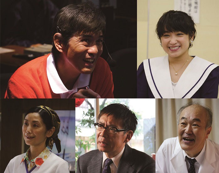 （左上から右回りに）佐藤浩市、池脇千鶴、温水洋一、生瀬勝久、手塚理美。