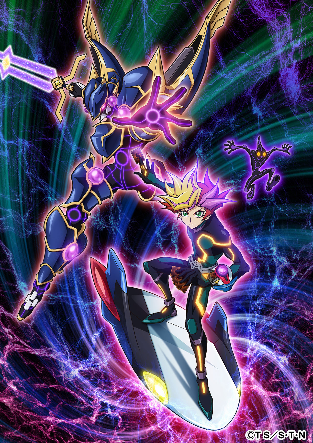 「遊☆戯☆王VRAINS」ティザービジュアル