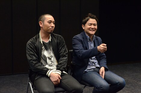 取材会の様子。