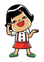 チコちゃんのイラスト。(c)NHK