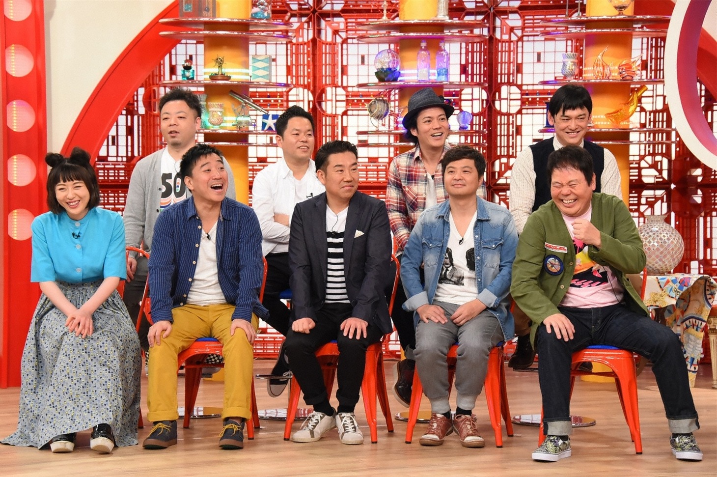 「マルコポロリ！SP」に出演する芸人リポーターたち。(c)関西テレビ