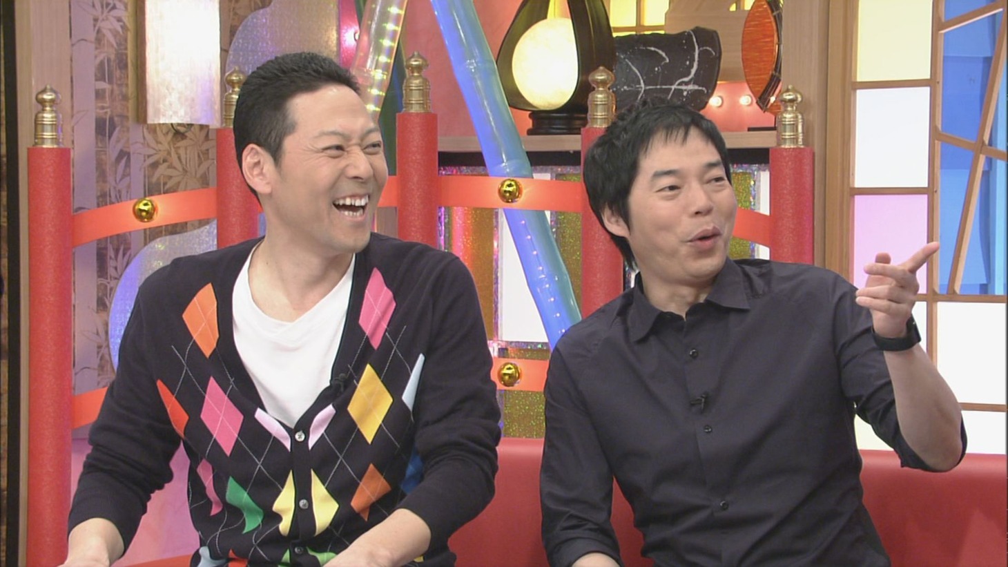 （左から）東野幸治、今田耕司。(c)CBC
