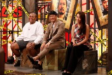 左からマテンロウ・アントニー、武田修宏、熊切あさ美。(c)関西テレビ