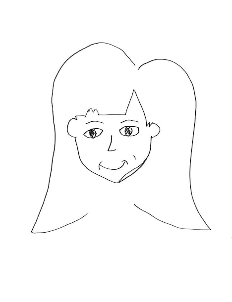 シソンヌ長谷川が描いたお相手のイラスト。