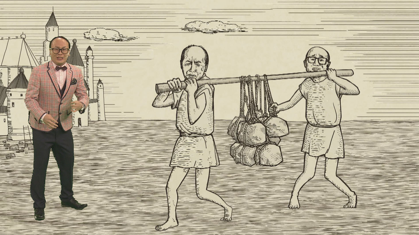 「ろんぶ～ん 」のワンシーン。(c)NHK