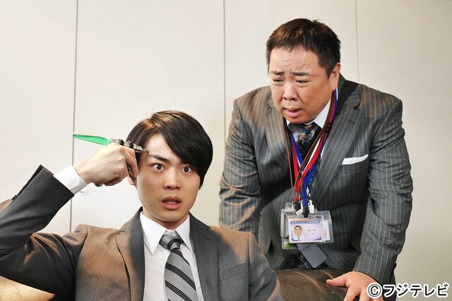 「世にも奇妙な物語 '17春の特別編」の「カメレオン俳優」のワンシーン。