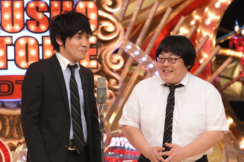 直前スペシャルに出演するタイムマシーン3号。(c)TBS