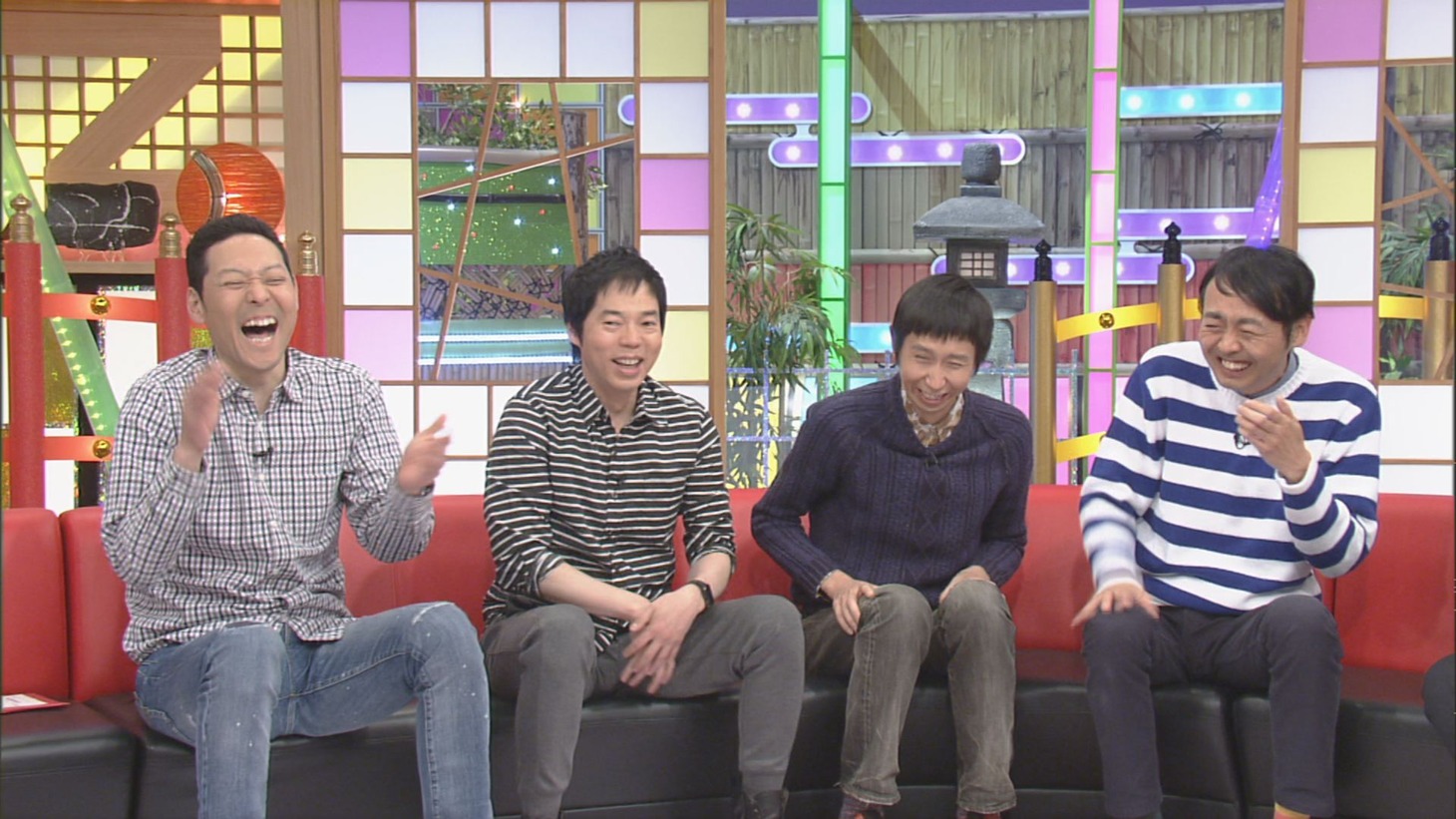 （左から）東野幸治、今田耕司、アンガールズ。(c)CBC