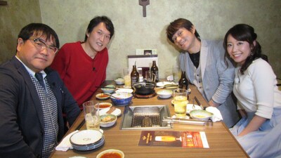 「博多華丸のもらい酒みなと旅2」4月1日（土）放送回の出演者。(c)テレビ東京