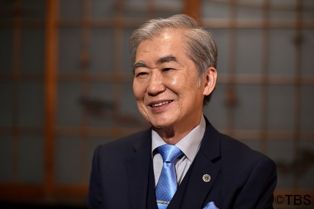 「日曜劇場『小さな巨人』」に出演する桂文枝。
