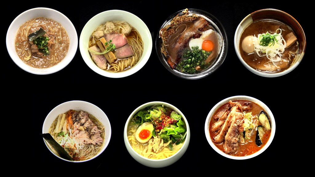 「激戦区！頂上めしGP」にて高田馬場の上位7店舗に選ばれた店のラーメン。(c)TBS