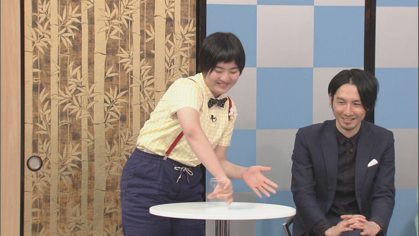 いかちゃんと三福エンターテイメント（右）。(c)CBC