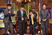 左から南海キャンディーズ山里、オードリー若林、バカリズム、坂上忍。(c)日本テレビ