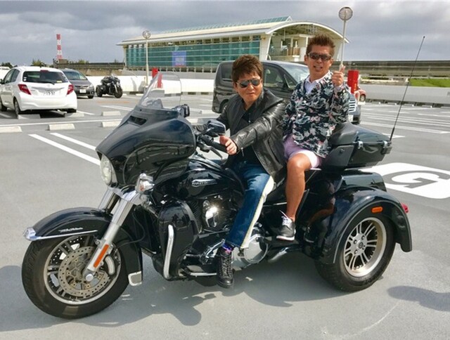 勝俣州和（右）と哀川翔。(c)ABC