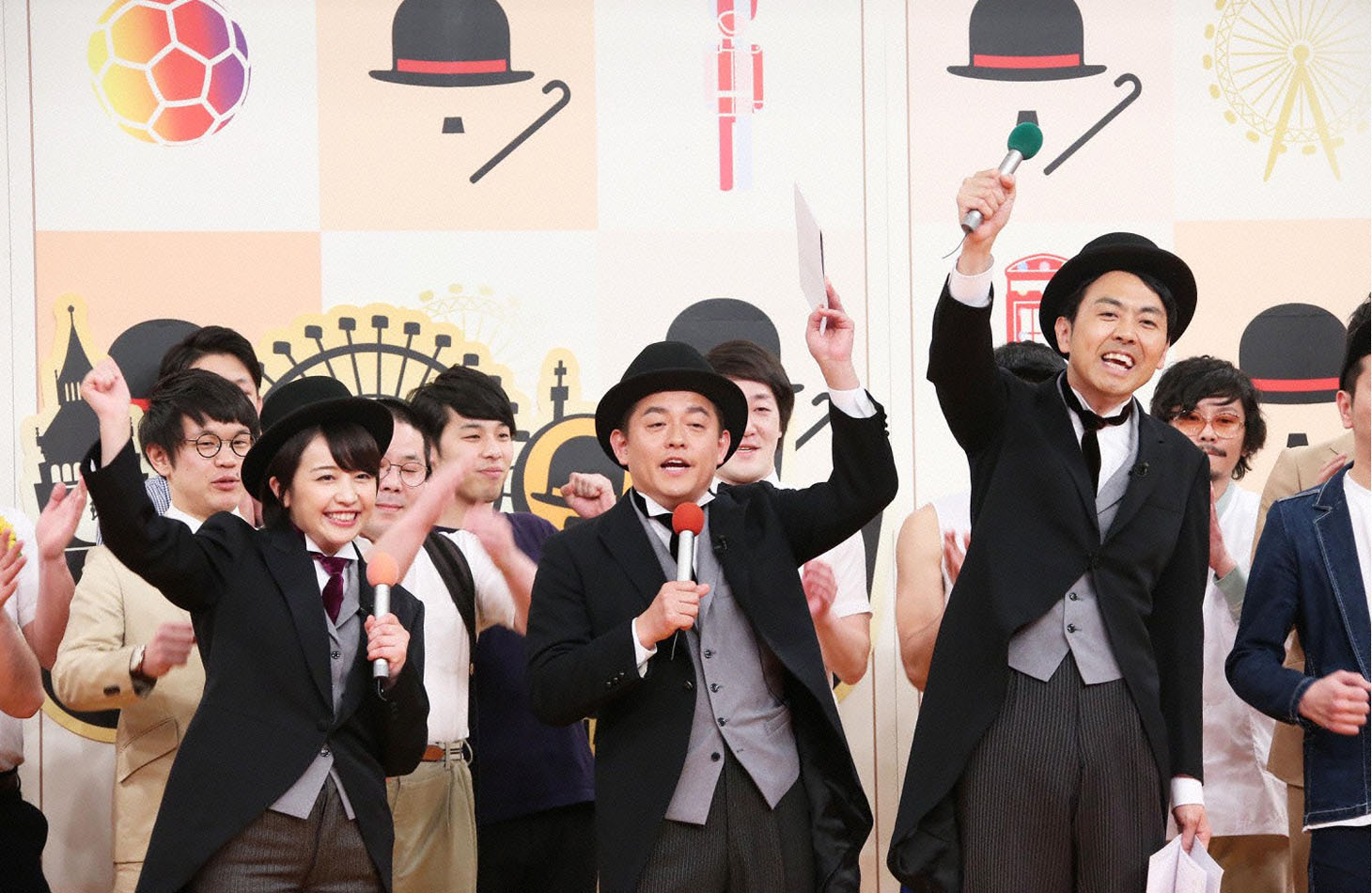 「これからチャップリン」に出演するメンバー。(c)テレビ東京
