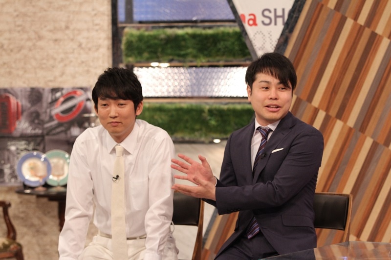 「ワイドナショー」に出演するNON STYLE。(c)フジテレビ