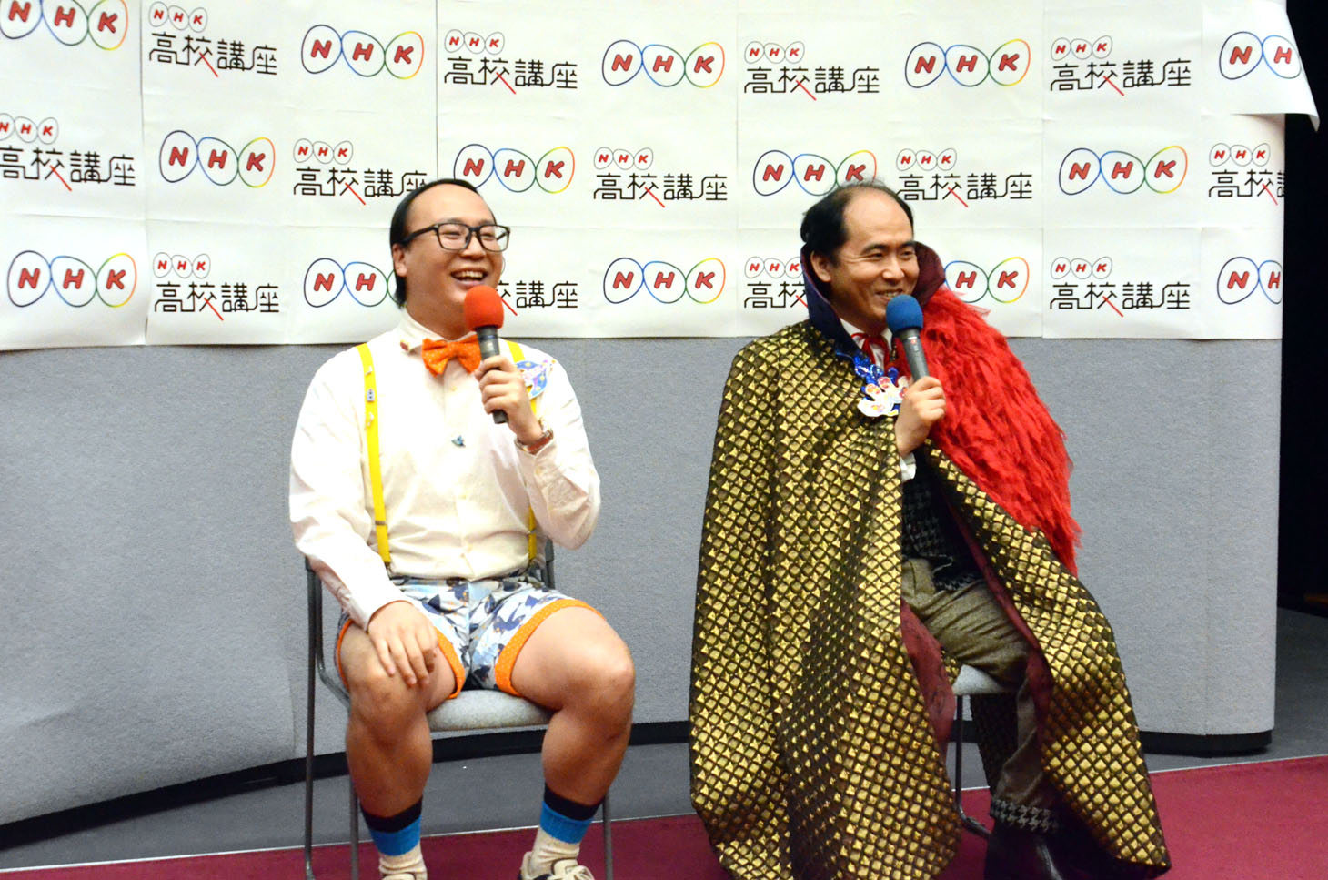 取材会中の様子。