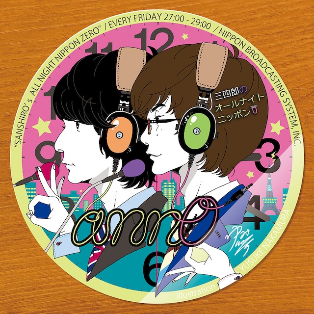 「三四郎のオールナイトニッポン0（ZERO）」の新ステッカー
