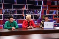 プレゼンを展開するアンタッチャブル柴田（右）。(c)中京テレビ