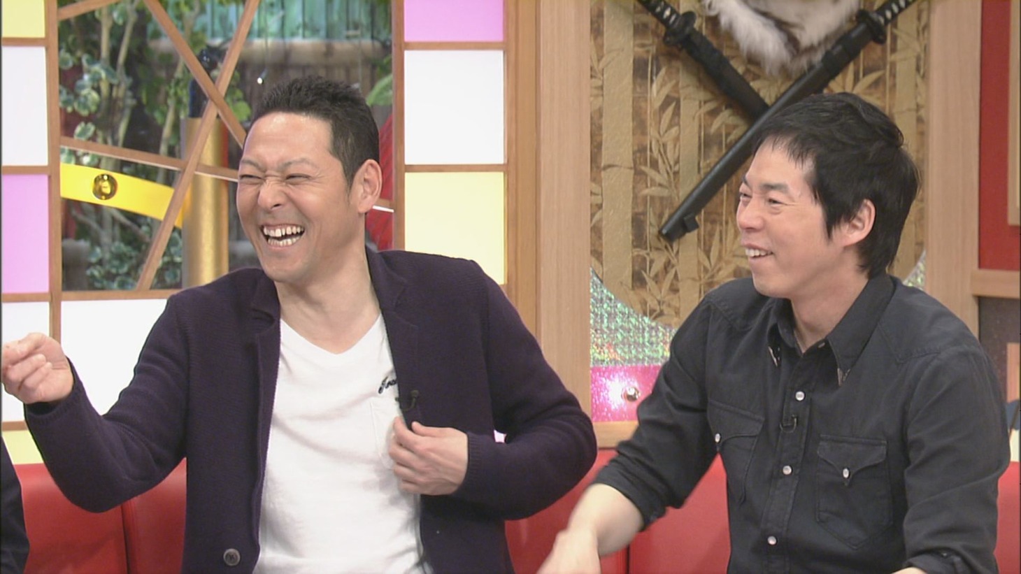 （左から）東野幸治、今田耕司。(c)CBC