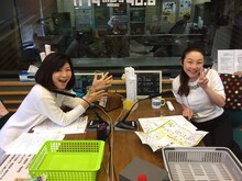 「松井愛のすこ～し愛して▽」に出演したクワバタオハラ小原（右）。(c)MBSラジオ