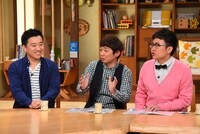 スタジオトークを繰り広げる月亭八光と銀シャリ。(c)関西テレビ