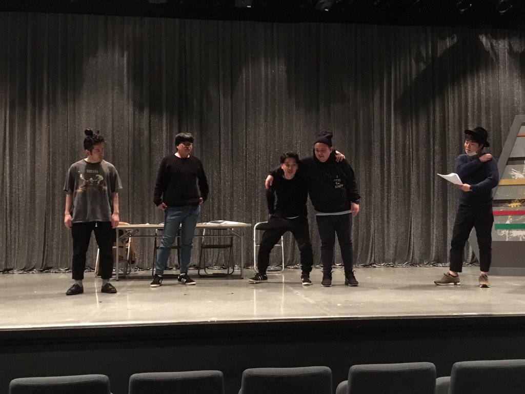 「ピース又吉SPコント」稽古中の様子。