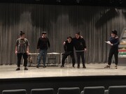 「ピース又吉SPコント」稽古中の様子。