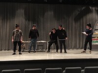 「ピース又吉SPコント」稽古中の様子。