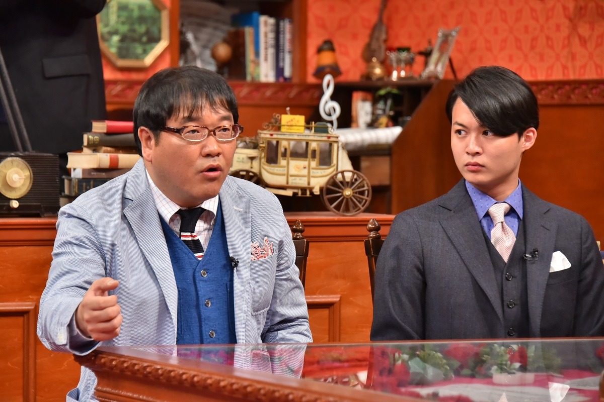左からカンニング竹山、花田優一。(c)日本テレビ