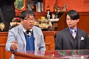 左からカンニング竹山、花田優一。(c)日本テレビ