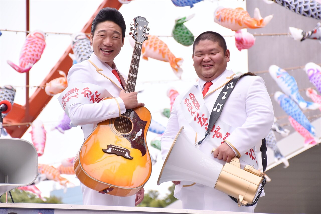 ANZEN漫才が選挙カーでCDデビューPR、“師匠”どぶろっく江口に感謝