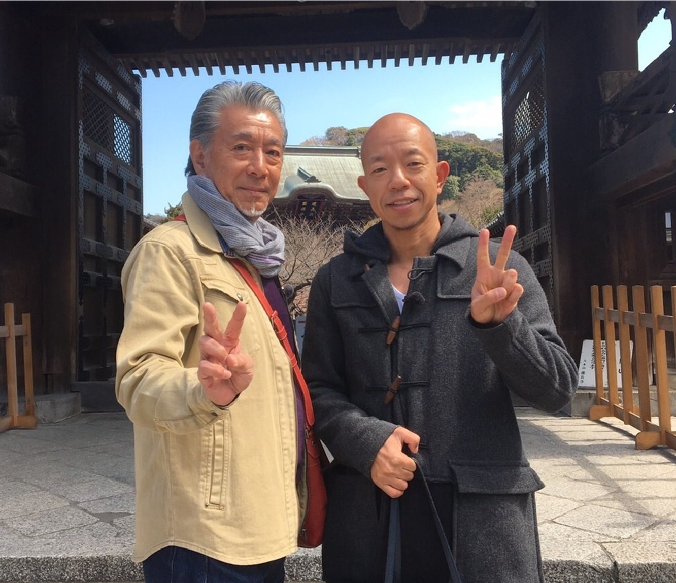 （左から）高田純次、バイきんぐ小峠。(c)テレビ朝日