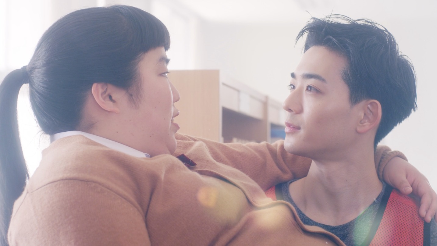 「恋する肌キュンmovie」のワンシーン。