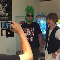 おばたのお兄さんと遭遇したゴーヤくん。