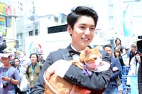 大野拓朗と金時。