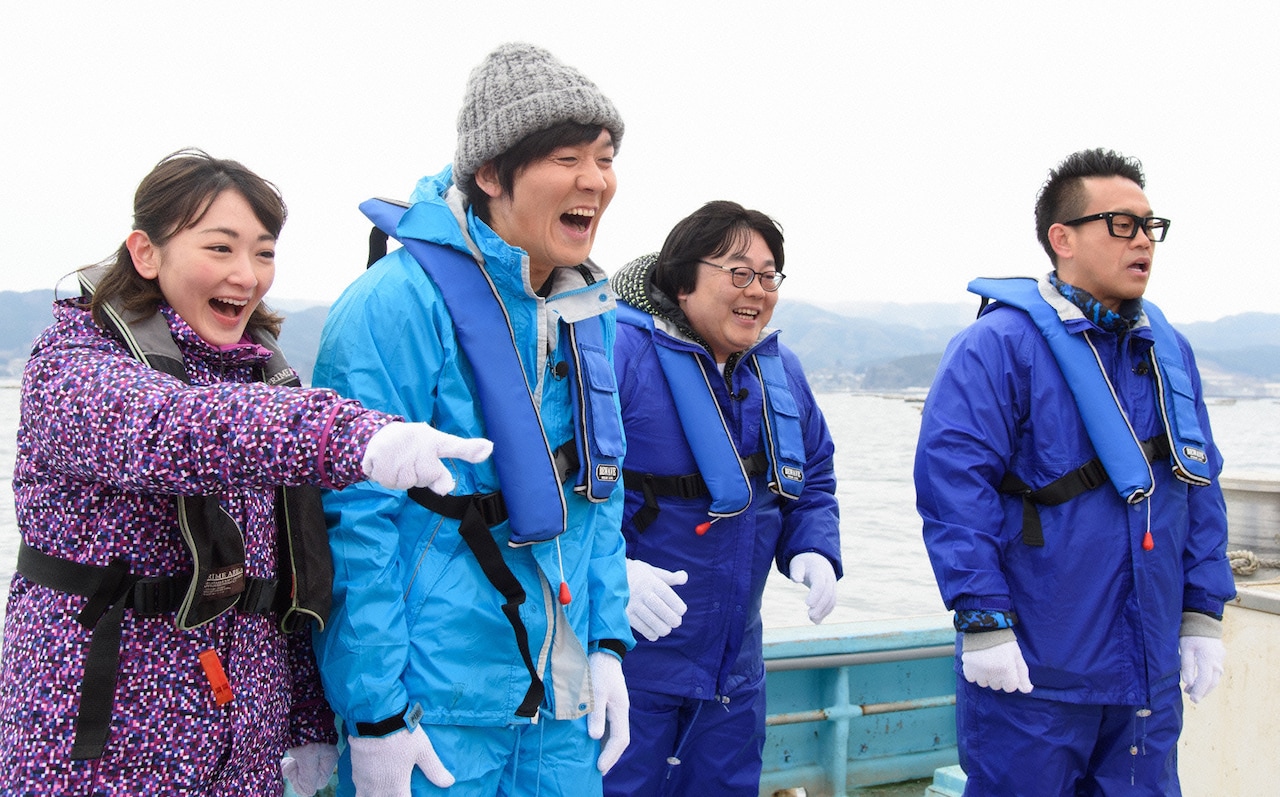 タイムマシーン3号＆生駒里奈「青空レストラン」で牡蠣三昧