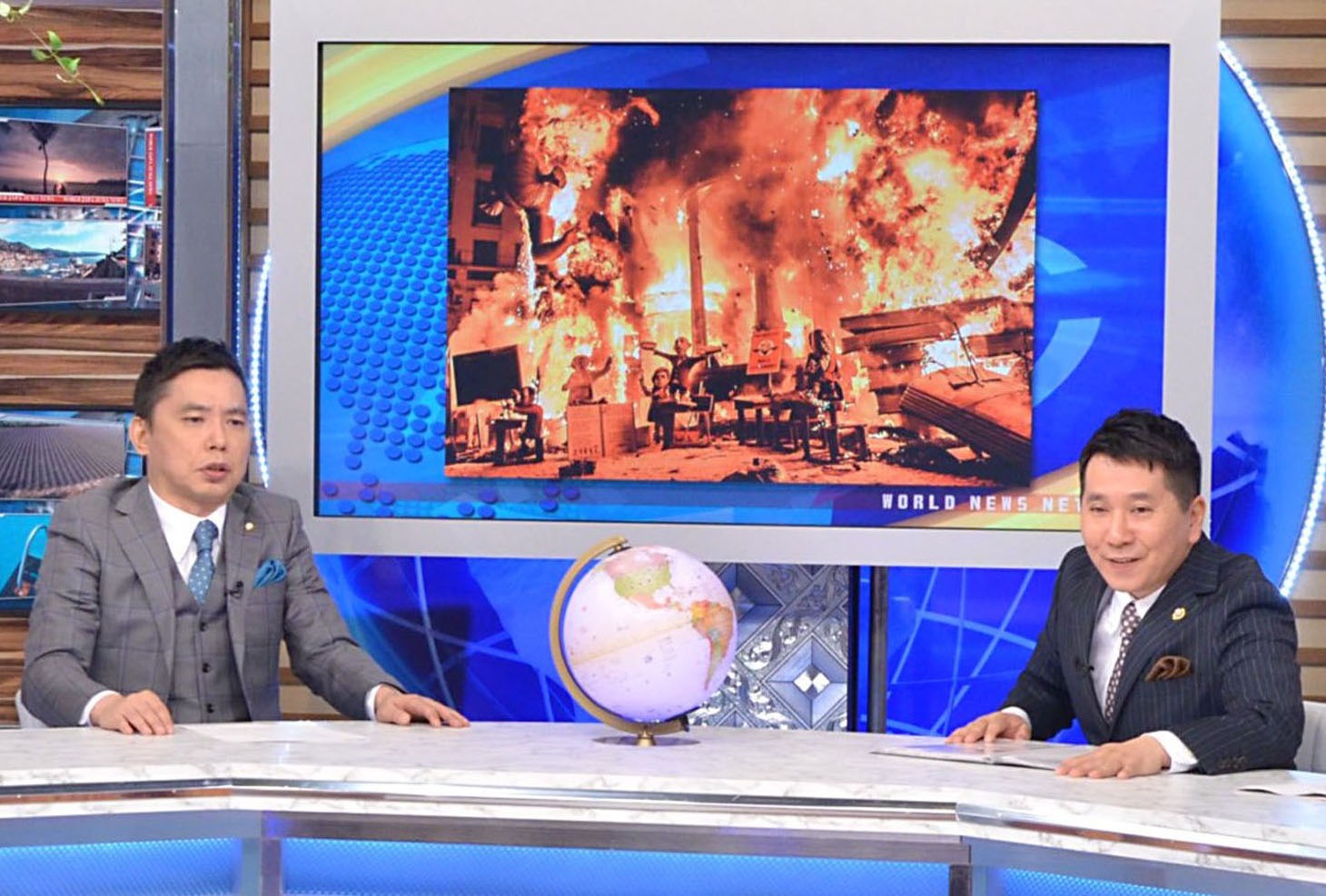 ニュース番組ふうにリニューアルした「世界の日本人妻は見た！」。(c)MBS