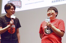 左から平成ノブシコブシ吉村、森三中・大島。