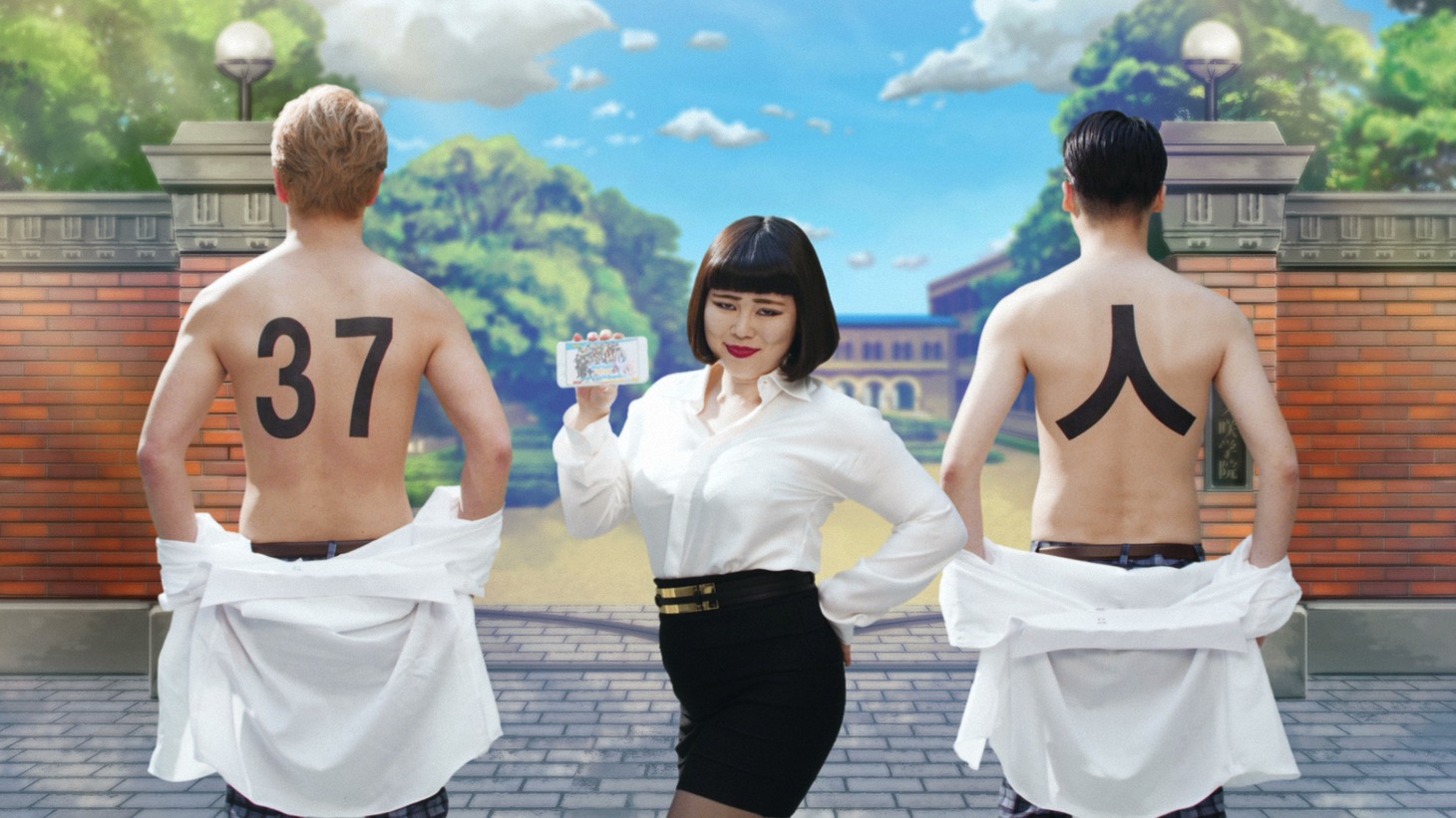 「あんさんぶるスターズ！」新CMのワンシーン。
