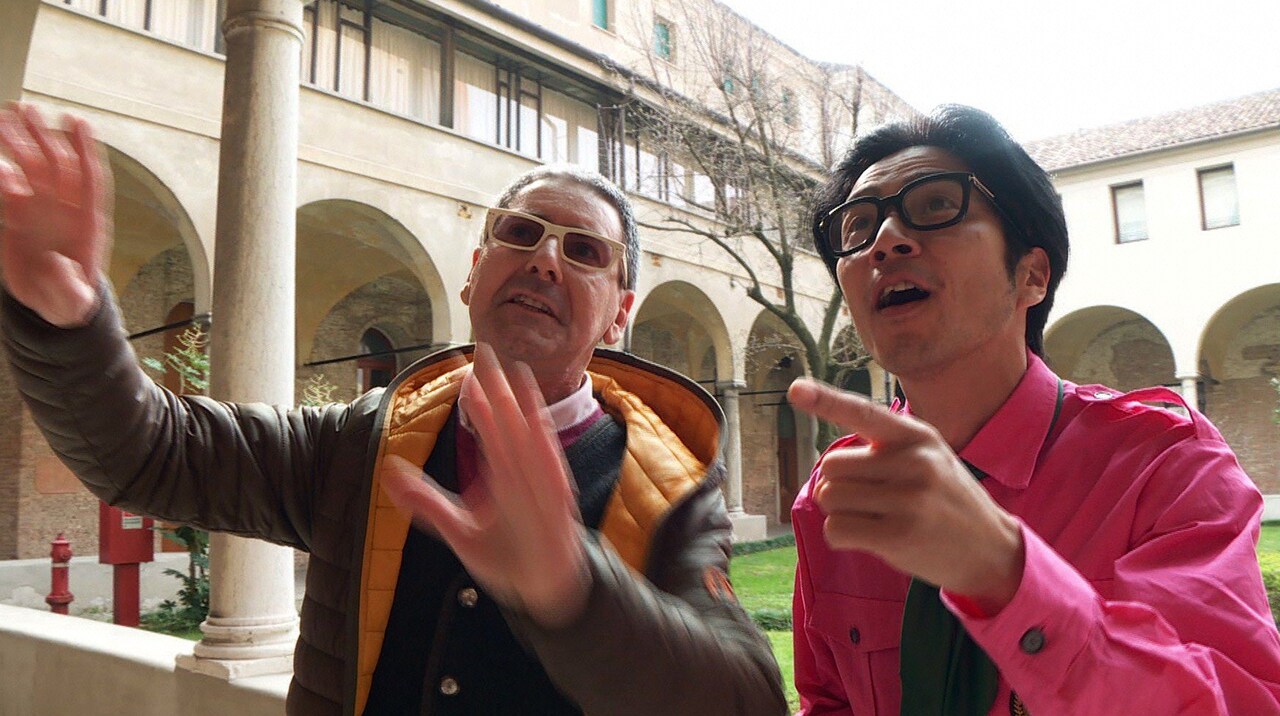 Hi-Hi上田（右） (c)テレビ朝日