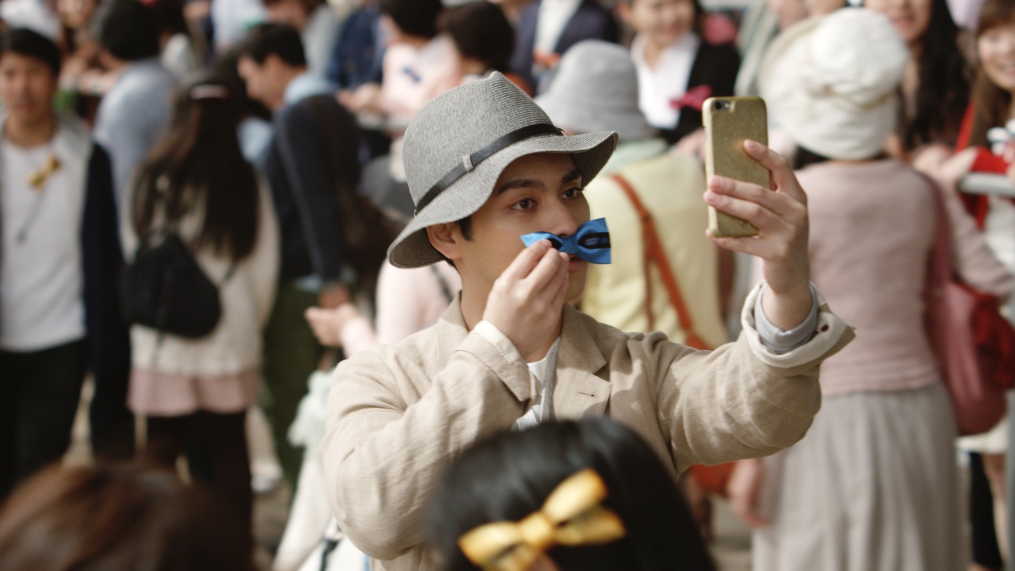 JRAの新CM「おまつり」篇のワンシーン。