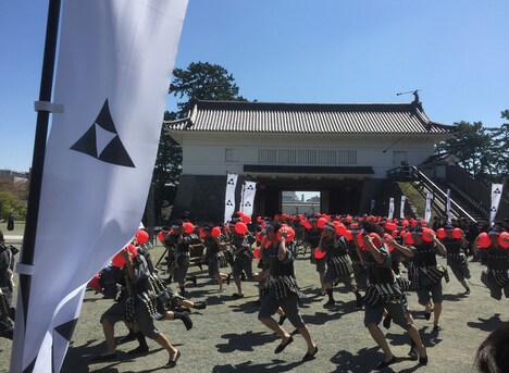 「THE 城攻め」のワンシーン。(c)日本テレビ