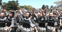 「THE 城攻め」のワンシーン。(c)日本テレビ