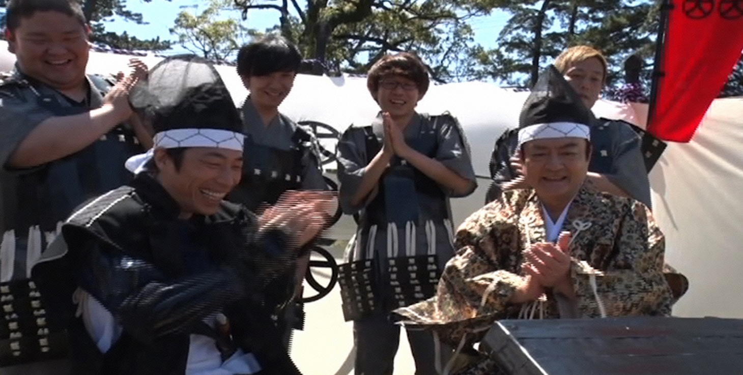 「THE 城攻め」のワンシーン。(c)日本テレビ