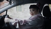 新CM「Vitz for Ladies」のワンシーン。